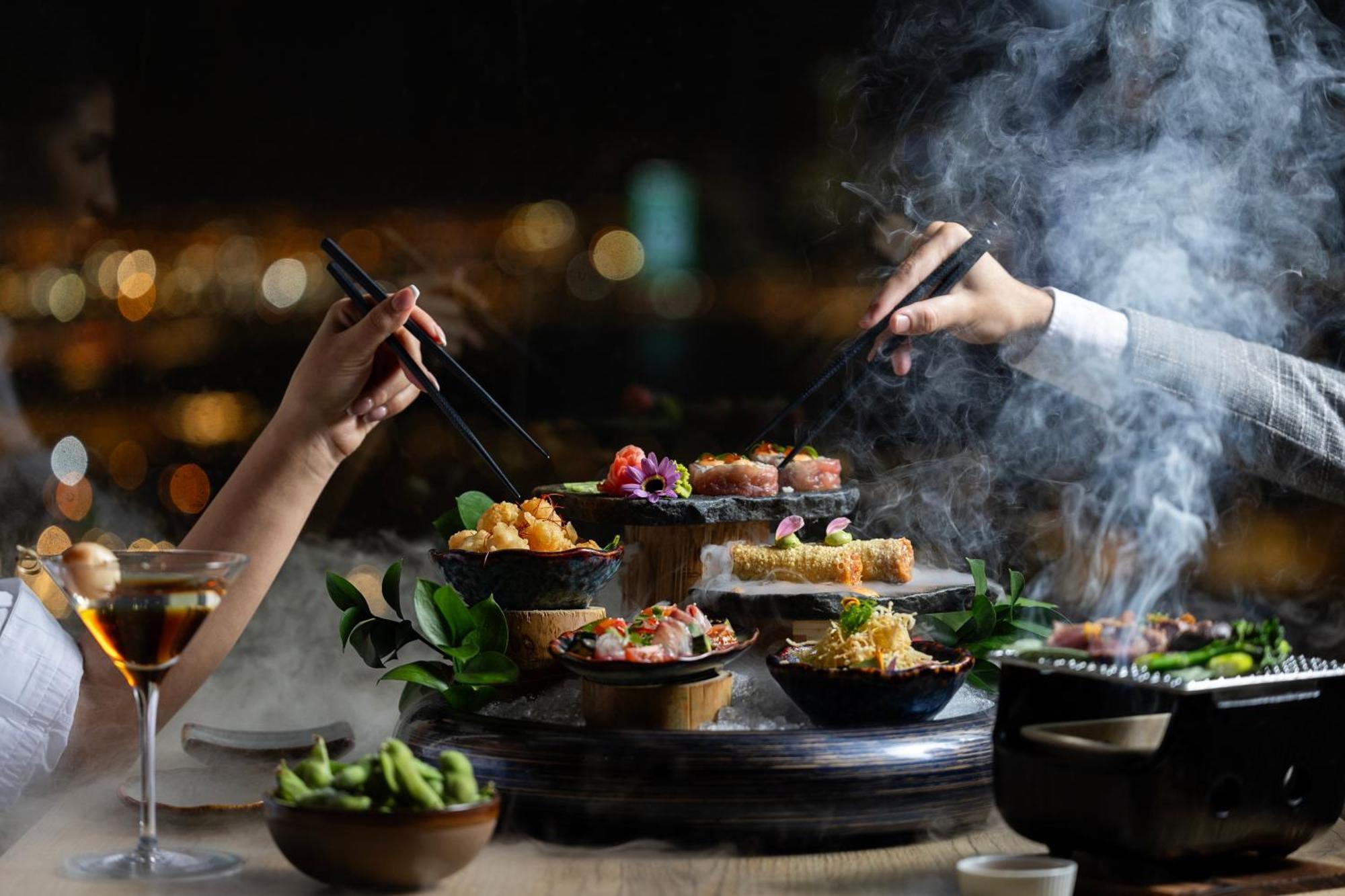 Hotel Park Hyatt Ad Dawhah Esterno foto A selection of dim sum